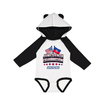 

Inktastic Juneteenth Celebration with Flags Gift Baby Boy or Baby Girl Long Sleeve Bodysuit