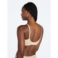 thumbnail image 2 of Joyspun Women's Wireless Seamless Matte Mini Rib Bra, Sizes XS-3XL, 2 of 5