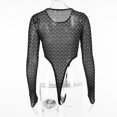 thumbnail image 1 of Body estampado de una pieza estilo europeo ajustado para vacaciones junto al mar FLhrweasw Para estrenar, 1 of 8