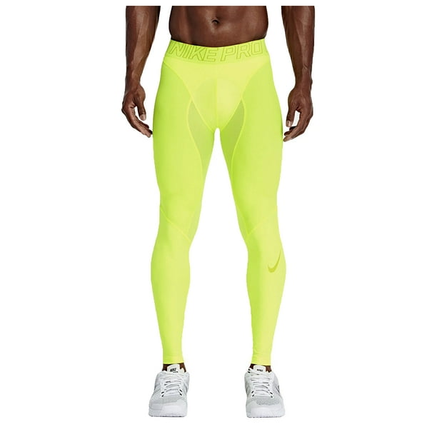 Nike - Nike Men's Hyper Compression Training Tights-Neon Yellow ...