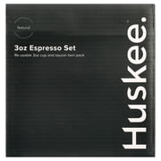 Huskee Cup Espresso Set (Natural, 3oz)