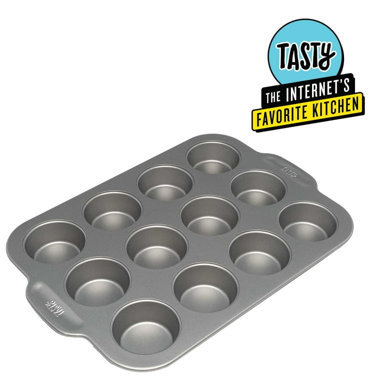 Easy Grip® Nonstick 12 Cup Muffin Pan - Quality Baking Materials