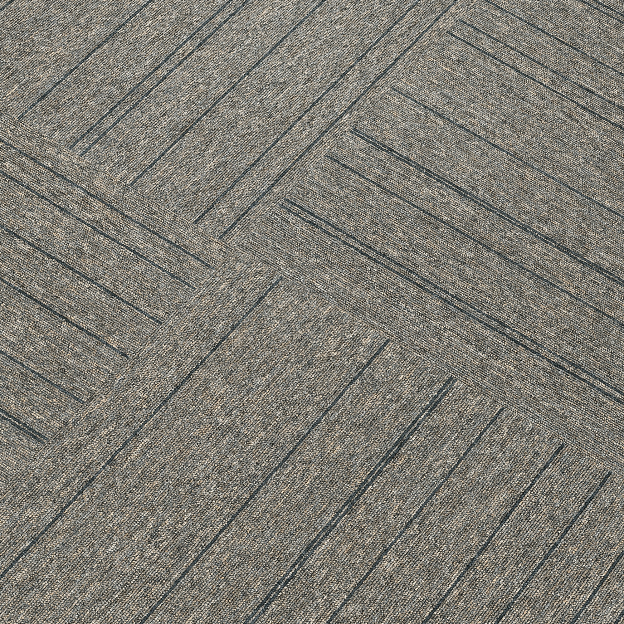 Mohawk Basics 24" x 24" Carpet Tile with EnviroStrand™ PET Fiber in Dime (96 sq ft per carton)