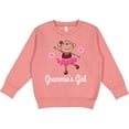 thumbnail image 2 of Inktastic Grammie Girl Ballerina Monkey Toddler Sweatshirt, 2 of 4