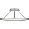 thumbnail image 6 of Quoizel Outskirts Integrated LED Brushed Nickel Semi-Flush Mount - Brushed Nickel, 6 of 8