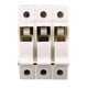 thumbnail image 2 of Soporte de fusible montado en riel DIN de 3 polos RT18-32 10mmx38mm con luz indicadora blanca, 2 of 3