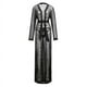 thumbnail image 1 of Bata de baño larga tipo kimono de estilo japonés con lunares y encaje sedoso para hombre, hasta el suelo, con abertura transparente y tangas, 1 of 5
