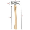 thumbnail image 3 of UTAH-25 oz Curved Handle Framing Hammer, 3 of 4