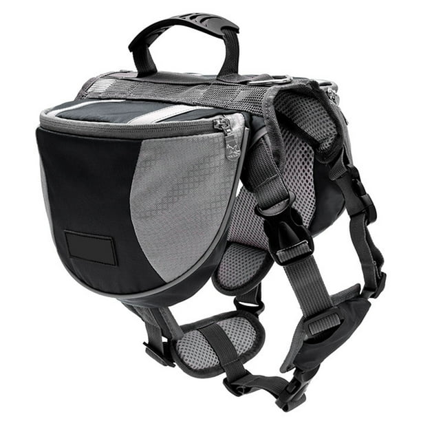 Bolsa de sillín de mochila de suministro de perro de servicio ajustable MFZFUKR CPB-US-FXT466-1