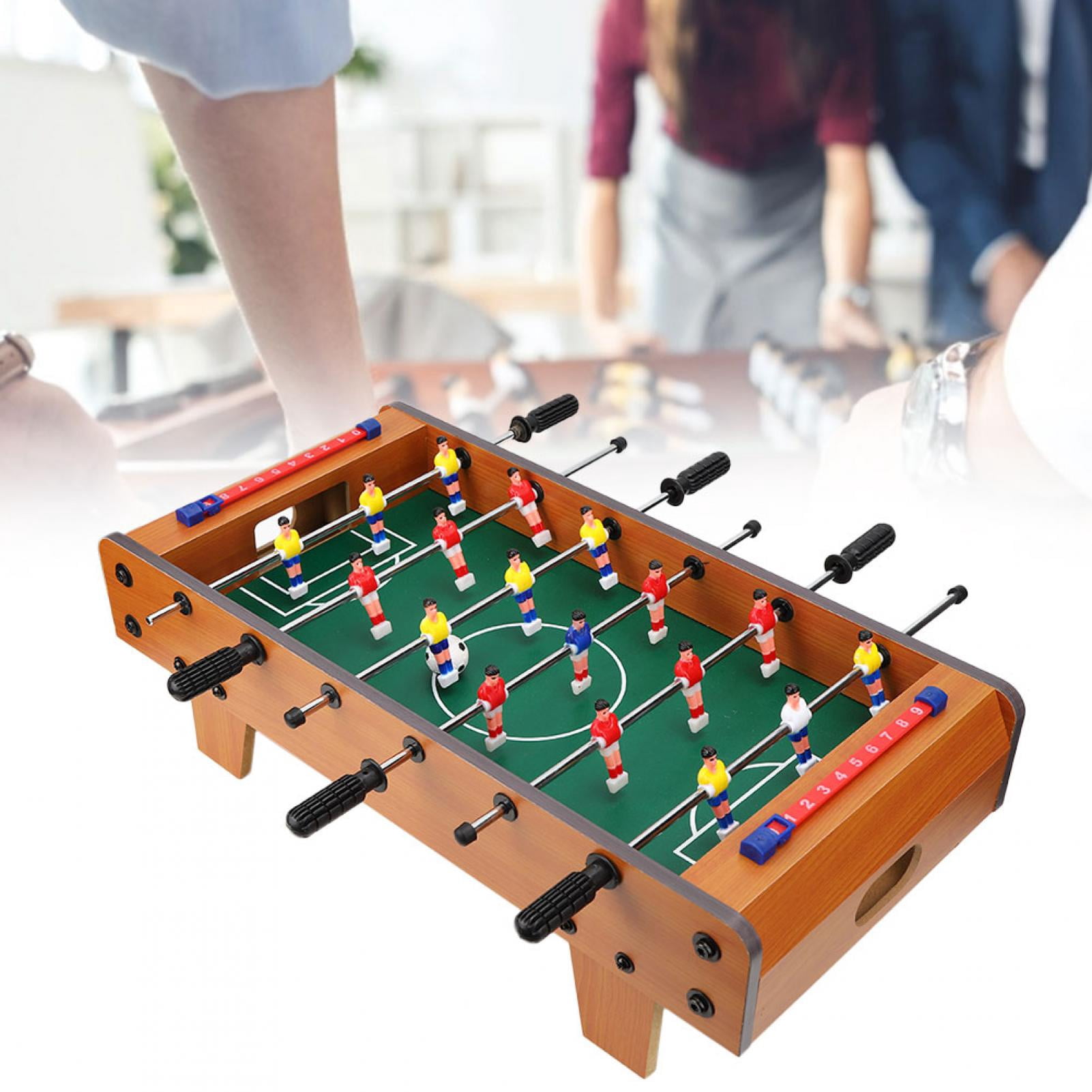Foosball Table 20" Portable Tabletop Soccer Game Educational Table Soccer Game Toy 18 Soccer Keepers for Family Night, Game Room, Arcades, Bars, Parties, Football Game Set for Adults Kids 2-4 Players