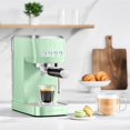 thumbnail image 5 of CASABREWS 3700 Essential 20 Bar Espresso Coffee Maker with Milk Frother,Compact Cappuccino Machine,1350W Powerful System,Large Removable Water Tank,Pastel Green, 5 of 11