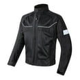 thumbnail image 4 of Motorcycle Riding Jacket Motocross Jacket Impact Protection Reflective Breathable Mesh Protective Gear Coat for Motorbike Riding Summer , Black XL, 4 of 10