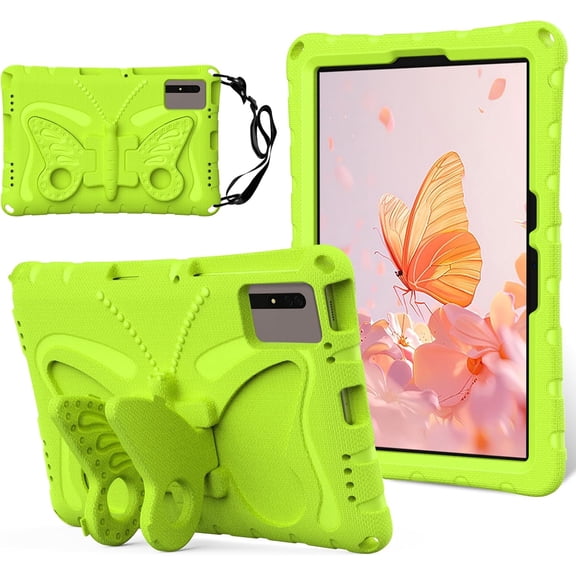 HCTian Case Compatible with Samsung Galaxy Tab S10 FE 10.9" SM-X520 (2025) Lightweight Shockproof Case EVA Foam Cover with Shoulder Strap & Stand Cover Tab S10 FE for Kids Cases