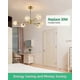 thumbnail image 2 of G9 LED Bulb 3W Equivalent to 30W Halogen, Warm White 2700K 380LM Flicker-Free AC/DC 220-240V, 6-Pack, 2 of 3