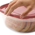 thumbnail image 3 of Rubbermaid TakeAlongs 4-Cup Food Storage Containers, Meal Prep Containers with Lids, Limited-Edition Maple Leaf Red, 3-Pack, 3 of 6