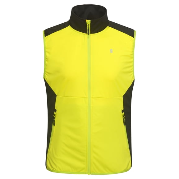 Little Donkey Andy Men's Water-resistant Outerwear Vests, Stretch Windproof Vest for Cycling, Running, Golf (Green S)