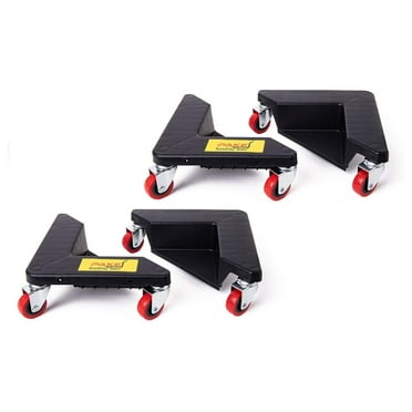 Furniture Corner Mover 3 Wheel Dolly- Low Profile Wheel Dollies Set of 4-880 lb. Load Capacity