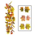 thumbnail image 2 of Artificial Maple Garland Home Front Door Wall Simulation Leaves Vine Decoration Holiday Ornament, 2 of 9