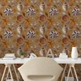 thumbnail image 3 of Ambesonne Ocean Peel & Stick Wallpaper for Home, Underwater Animals, 13"x100", Ginger Cinnamon Cocoa, 3 of 6