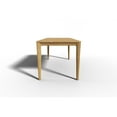 thumbnail image 3 of Curated Maison Cateline 63" Teak Outdoor Dining Table with Umbrella Hole Natural, 3 of 4