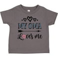 thumbnail image 3 of Inktastic My Oma Loves Me Grandchild Girls Toddler T-Shirt, 3 of 5