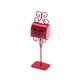 thumbnail image 1 of Buzón de casa de muñecas en miniatura para juego de simulación, arte de hierro, decoración de casa de muñecas en miniatura Rojo, 1 of 9