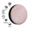 thumbnail image 4 of Susaid Rose Gold Abstract Spots 1 Print Tire Covers,Waterproof Anti-UV Snow Sun Rain Tire Covers for RV,Truck, SUV, Trailer, Camper-16 inch, 4 of 6