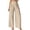 Khaki, variant on Vivianyn HD Women's High Waisted Wide Leg Trousers, Pleated Front Dress Pants,White,Size S-XXL