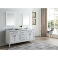 thumbnail image 6 of Ari Kitchen & Bath Danny 72" Solid Wood Bathroom Vanity in White, 6 of 6