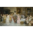 thumbnail image 2 of Juan Pablo Salinas 24x16 Black Ornate Framed Double Matted Museum Art Print Titled: The Bridal Banquet (The Wedding Party), 2 of 5