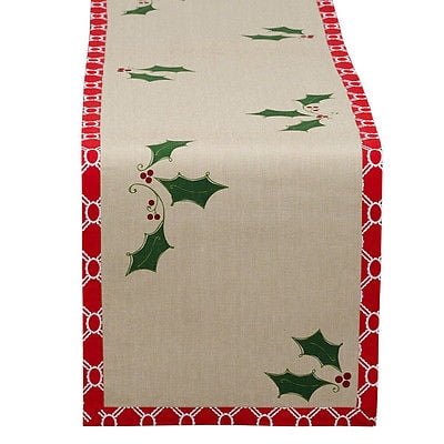 HOLLY JOLLY Christmas Table Runner, 14