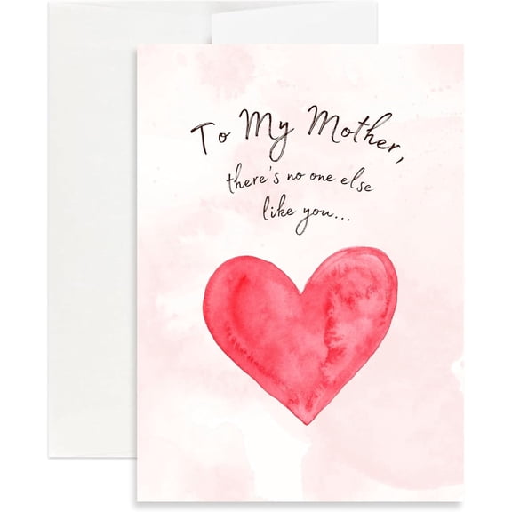 Christian Mother's Day Card | To My Mother There's No One Else Like You (Single Card)