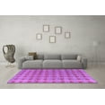 thumbnail image 3 of Ahgly Company Indoor Rectangle Abstract Purple Modern Area Rugs, 2' x 4', 3 of 4