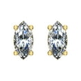 thumbnail image 2 of Diamond Stud Earrings Marquise Cut Diamond Earrings 14K Gold 0.44 CT TW, 2 of 2
