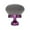 Purple, variant on TUITOONM Professional Extra-Large Makeup Brush - 2.9-Inch Oval Head for ImpeccableFoundation, Powder and Self-Tanner Application