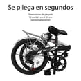 thumbnail image 2 of Bicicleta Plegable Vintage Rodada 20 Cambios Shimano 7 Vel BIKE TECHE  BPCBLK01, 2 of 6