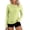 Mint Green women long sleeve sun shirt a1, variant on Bzdzmqm Women's Long Sleeve Sun Shirt Lightweight Quick Dry Thumbhole Athletic Top Slim Fit Outdoor Running Hiking Travel Workout Wear, Beige XL