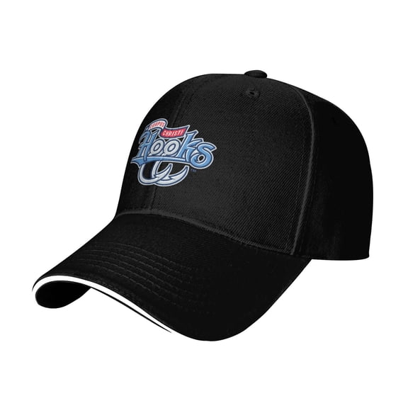 Corpus Christi Hooks Casual Sandwich Baseball Cap Adjustable For Men For Women