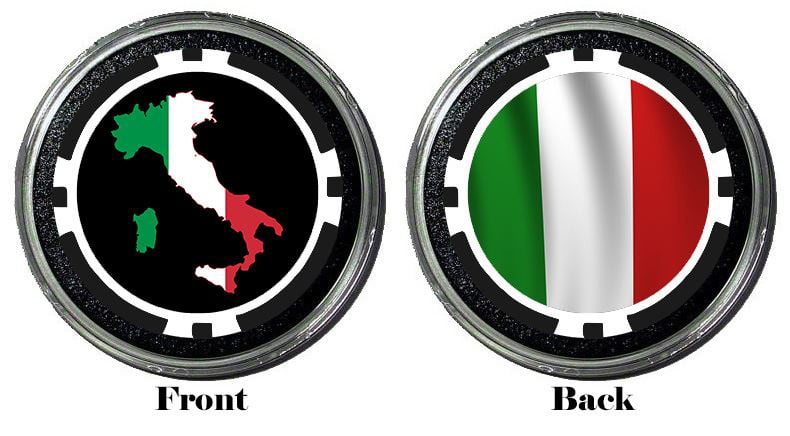 Italy Flag ~ Italian Protector Holdem Poker Chip/Card Cover Card Guard 