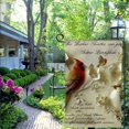 thumbnail image 4 of PHYHOO  Cardinal Memorial Garden Flag Double Sided, A Letter From Heaven Commemorate Cemetery Grave Yard Outdoor Decoration White, 4 of 6