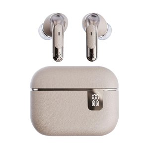 Ecouteurs en silicone doux avec 25H ANC 5.4 10m Gamme d'appel Noir/Blanc/Beige