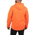thumbnail image 4 of Mossy Oak Blaze Orange Mens Premium Warming Hoodie with Neck Gaiter, 4 of 8