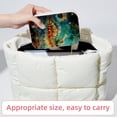 thumbnail image 6 of Sea Horse Velvet Portable Storage Box with Removable Compartment - a Stylish Decorative Box, Bracelet Holder, and Jewelry Stand - Gift, 6 of 7