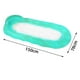 thumbnail image 3 of Fila Flotante Inflable Fila flotante inflable plegable para piscina, cama flotante para agua, tumbona (onda verde), 3 of 6