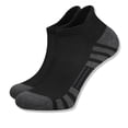 thumbnail image 2 of Huowey Ankle Socks For Women Men Low Cut Athletic Sports Casual Socks Outdoor Hiking Breathable Stretchy Cozy Daily Wear Socks,Black, 2 of 5