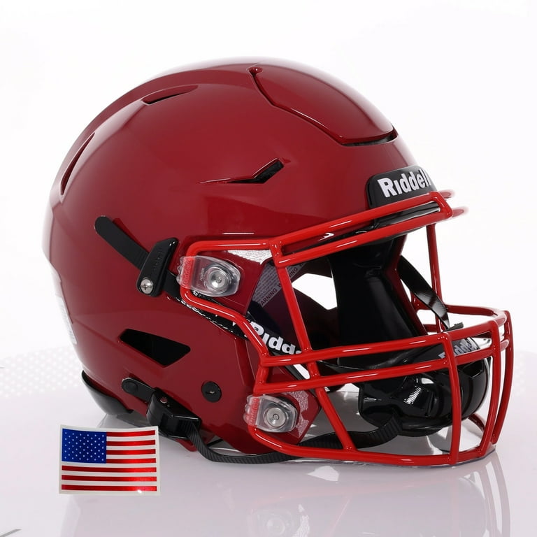 Riddell SpeedFlex ADULT Helmet - Scarlet SF-2BD Facemask (Kelly