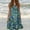 1-Blue, variant on Womens Summer Sleeveless Casual Dresses Crewneck Tank Dresses Trendy Floral Print Beach Vacation Sundress