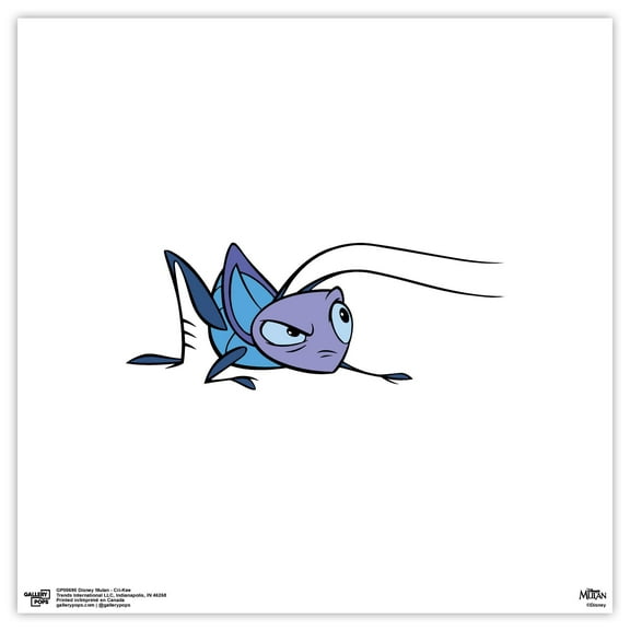 Gallery Pops Disney Mulan - Cri-Kee Wall Art, Unframed Version, 12" x 12"