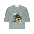 thumbnail image 5 of Womens Blouses And Tops for Work Beach Shirt Sunshine White Womens Tops Dressy Casual Tunic Shirts for Women Dry Fit Work, 5 of 5