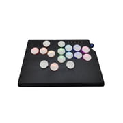 Fight Stick for Arcade Stick for PS4/PS5/Switch Leverless Controller Arcade Stick with RGB Light Turbo Function